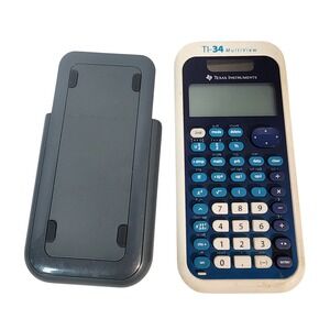 Texas Instruments TI-34 MultiView Scientific Calculator with Slide Case